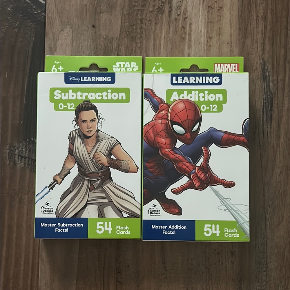 Learning Subtraction and Addition Flash Cards